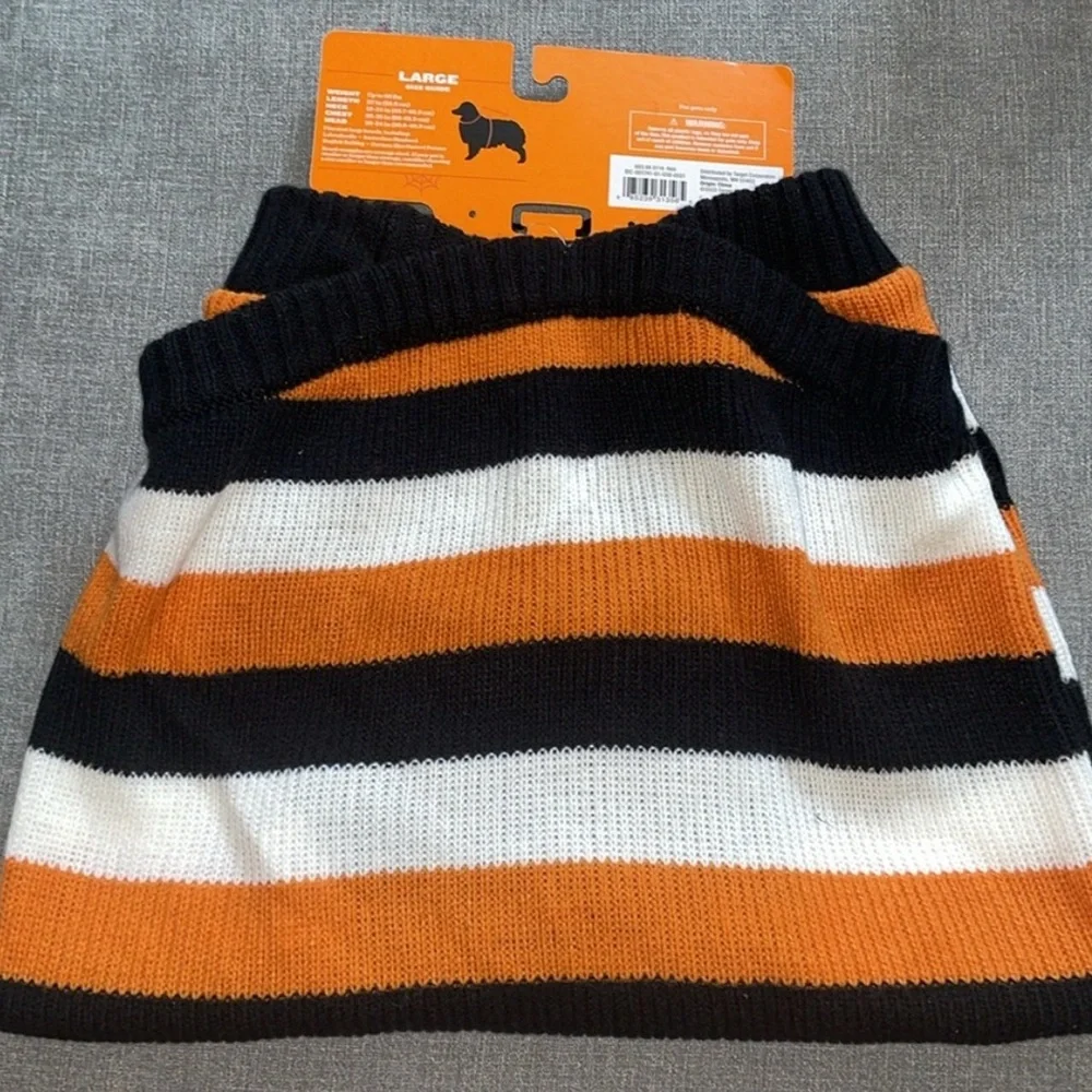 Hyde & Eek! Boutique! Halloween Striped Dog Sweater